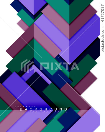 Multicolored abstract geometric shapes, geometry background for web banner 41757057