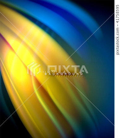 Neon holographic fluid color wave for web, wallpaper, pattern, texture and background Neon holographic fluid color wave for web, wallpaper, pattern, texture and background 41758595