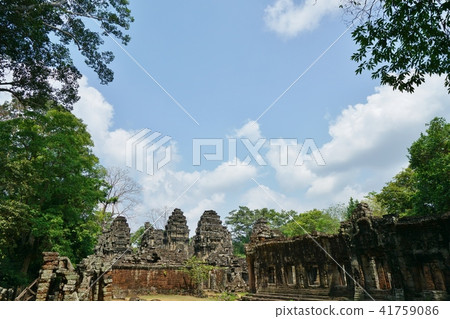 Cambodia, Angkor monuments, Banteay · Kudei 41759086