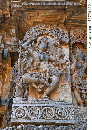Shiva, Hoysaleshwara temple, Halebidu, Karnataka Shiva, Hoysaleshwara temple, Halebidu, Karnataka 41759140
