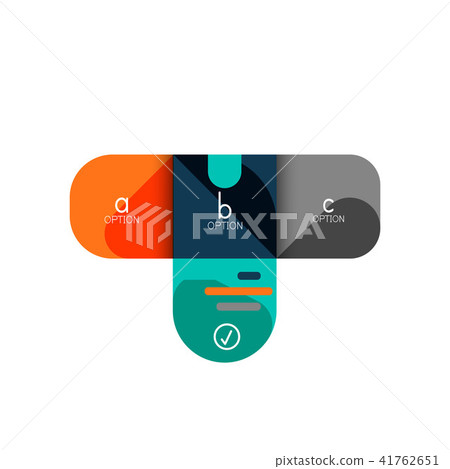 Infographics option and step by step in rounded squares, element of chart, graph, diagram with Infographics option and step by step in rounded squares, element of chart, graph, diagram with 41762651