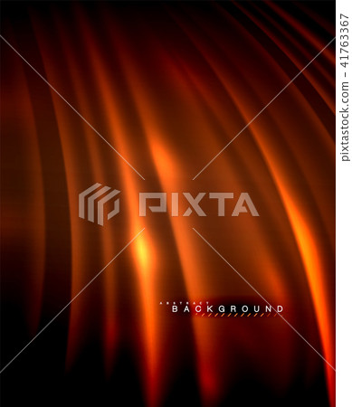 Neon glowing techno lines, hi-tech futuristic abstract background template with square shapes Neon glowing techno lines, hi-tech futuristic abstract background template with square shapes 41763367