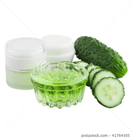Natural cucumber cosmetics, organic lotion Natural cucumber cosmetics, organic lotion 41764305