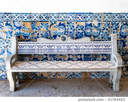 Azulejos in the chapel Nossa Senhora da Rocha 41764483