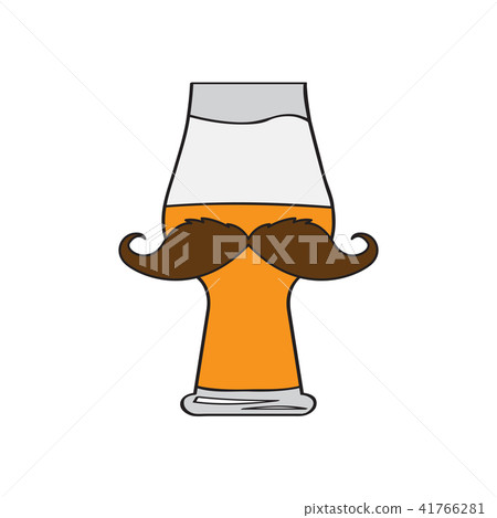 Hipster beer icon 41766281