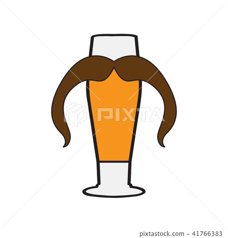 Hipster beer icon 41766383