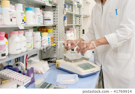 Pharmacist pharmacy medical image 41769914