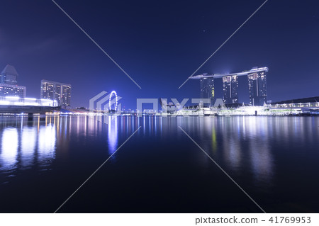 Night view of Singapore Night view of Singapore 41769953