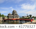 松本城堡和橋02 41770327