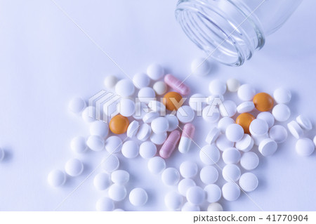 Medicine and prescription bottle Medicine and prescription bottle 41770904