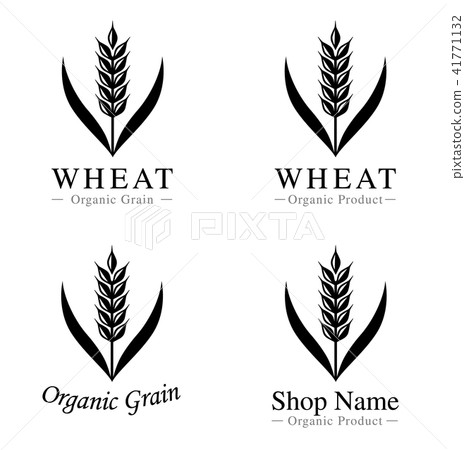 Wheat logo/symbol mark set Wheat logo/symbol mark set 41771132