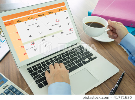 schedule on the calendar as reminders 41771680