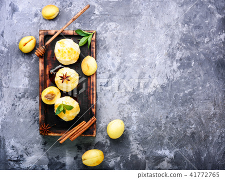 Fruit dumplings with apricot Fruit dumplings with apricot 41772765