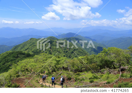 從神奈川縣的Tonodake峰附近鳥瞰方向的鳥瞰圖 41774265