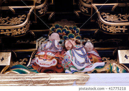 Sculpture of Nikko Toshogu Shrine Yomei gate Sculpture of Nikko Toshogu Shrine Yomei gate 41775218
