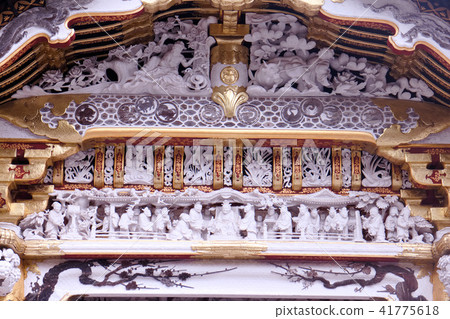 日光Toshogu寺廟卡隆雕塑 41775618