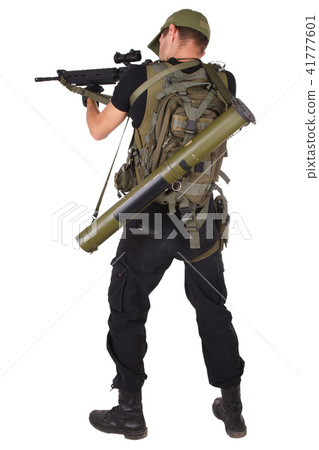 rifleman with m16 rifle 41777601