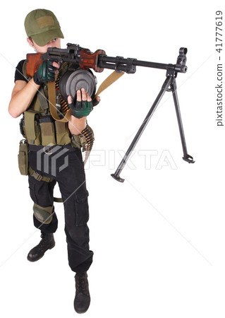 gunner with RPD gun 41777619