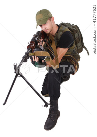 gunner with RPD gun 41777623