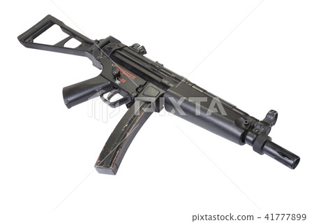 submachine gun MP5 isolated 41777899