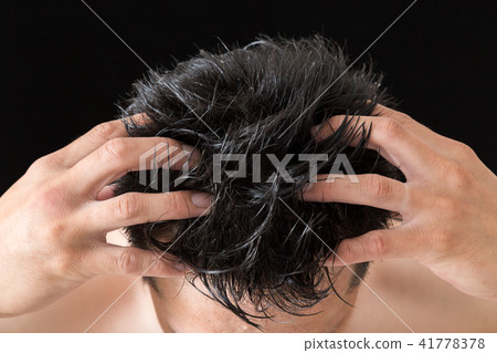 男性頭髮護理圖像 男性頭髮護理圖像 41778378