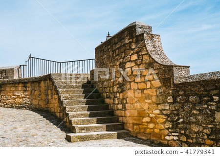 facades of historic buildings in Ronda, Spain 41779341