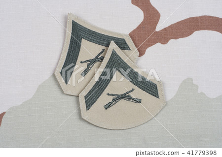 US MARINES Lance Corporal rank patch on uniform 41779398
