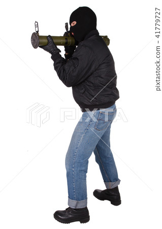 gunman with bazooka grenade launcher gunman with bazooka grenade launcher 41779727