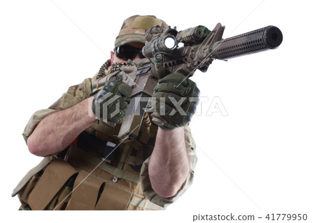 Private Military Contractor with carbine M4 Private Military Contractor with carbine M4 41779950