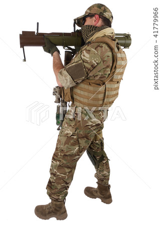 Private Military Contractor with RPG rocket launcher Private Military Contractor with RPG rocket launcher 41779966
