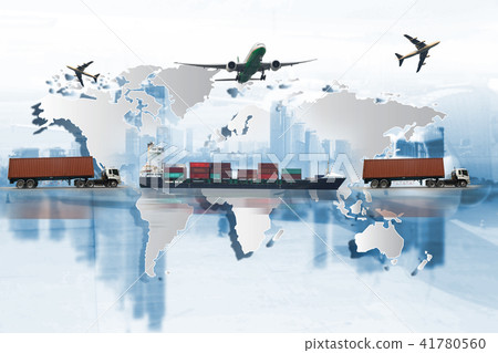 Transportation, import-export , logistics concept 41780560