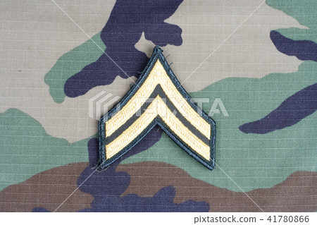 US ARMY Corporal rank patch on uniform 41780866