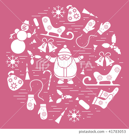 different new year and christmas symbols different new year and christmas symbols 41783053