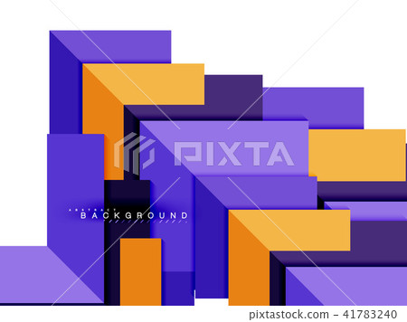 Multicolored abstract geometric shapes, geometry background for web banner Multicolored abstract geometric shapes, geometry background for web banner 41783240