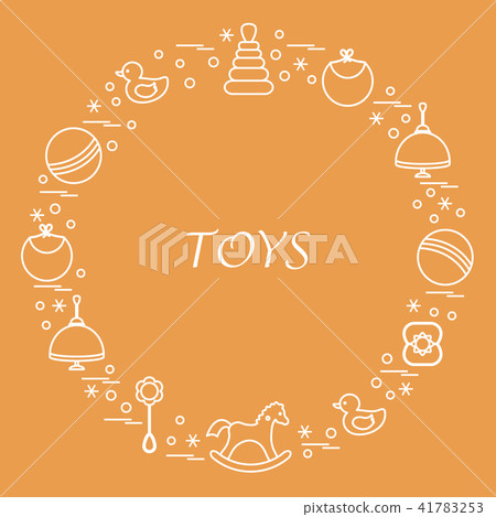 kids elements arranged in a circle kids elements arranged in a circle 41783253