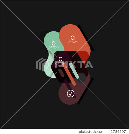 Flat design geometric infographics, arrow shape vector sticker or label, price tags, offer promotion Flat design geometric infographics, arrow shape vector sticker or label, price tags, offer promotion 41784297
