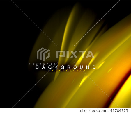 Neon glowing wave, magic energy and light motion background. Vector wallpaper template Neon glowing wave, magic energy and light motion background. Vector wallpaper template 41784775