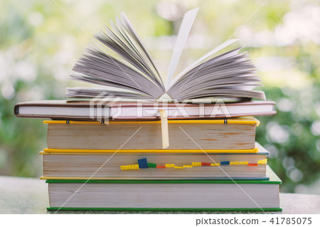 Stack of book for education concept 41785075