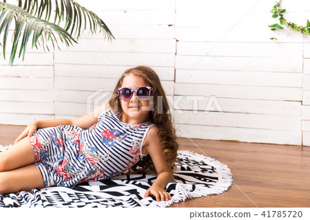 Little girl in vacation Little girl in vacation 41785720