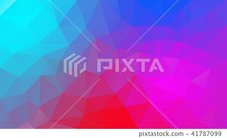 vector triangle background neon cyan magenta - Stock Illustration ...