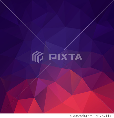 vector polygonal triangle background blue red 41787115