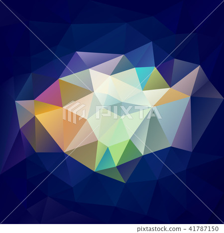 vector polygonal triangle background royal blue 41787150