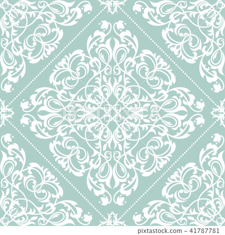 Floral pattern. Wallpaper baroque, damask. Floral pattern. Wallpaper baroque, damask. 41787781