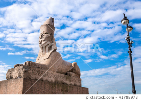 Granite Egyptian sphinx 41788978