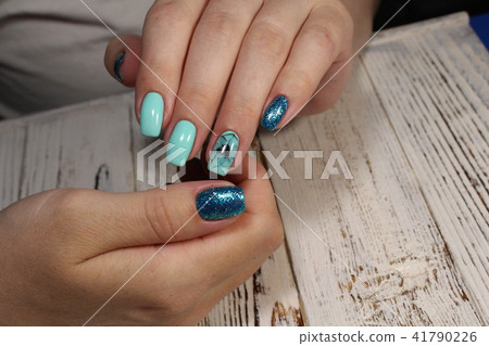 Youth manicure design Youth manicure design 41790226