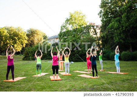 Yoga on a nature Yoga on a nature 41790393
