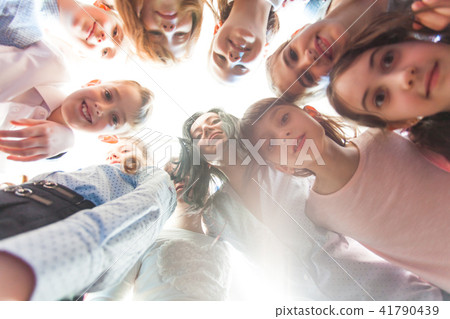 Friendship of children and teacher Friendship of children and teacher 41790439