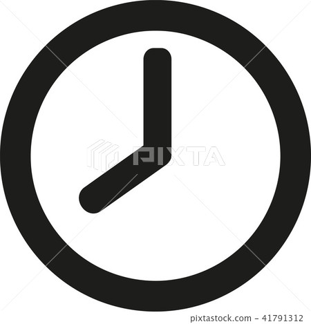 Very simple clock button 41791312