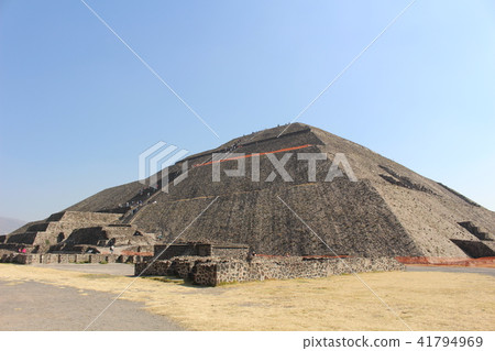 特奧蒂瓦坎的太陽金字塔世界遺產墨西哥 特奧蒂瓦坎的太陽金字塔世界遺產墨西哥 41794969