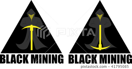 miner crypto currency in the triangle black miner minimalist logo miner crypto currency in the triangle black miner minimalist logo 41795085